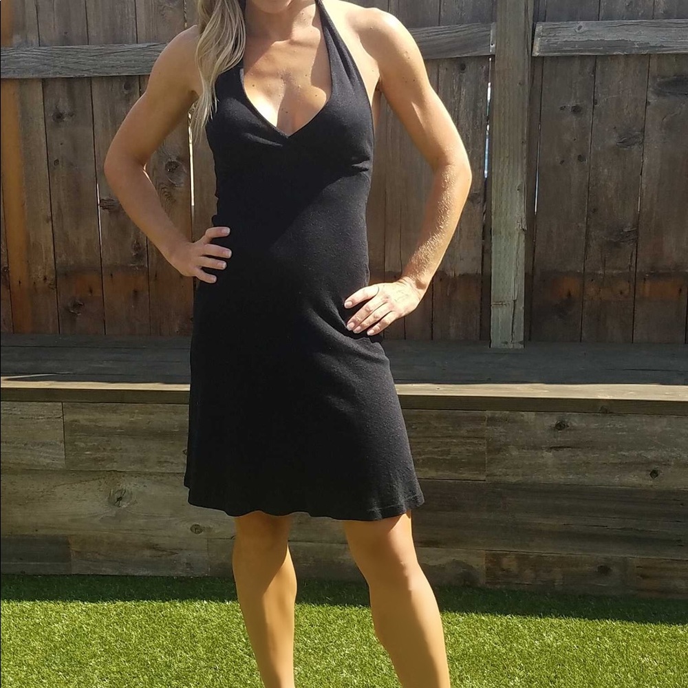 Michael Stars Black backless dress